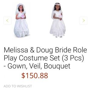 melissa and doug bride costume